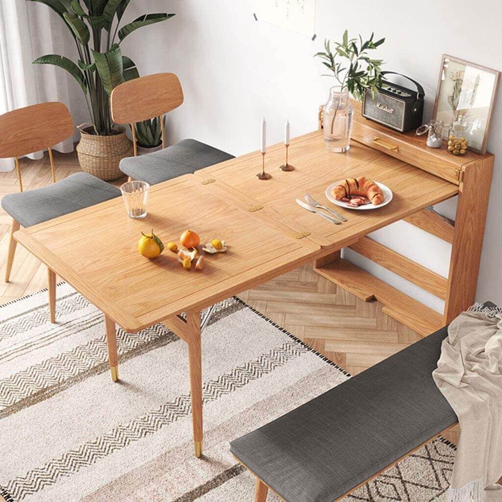 small folding dining table for small space