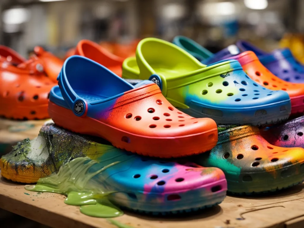painting crocs shoes