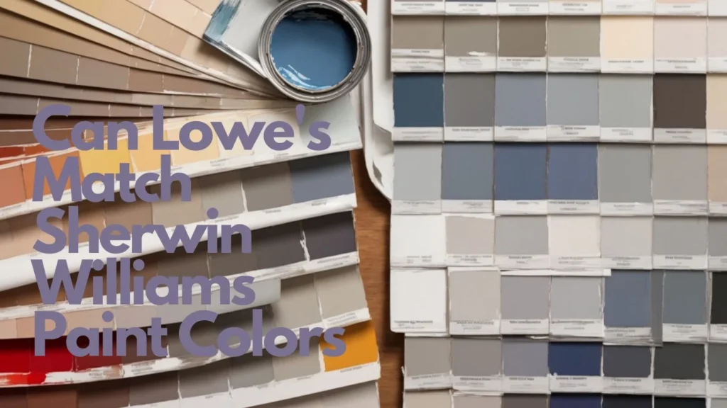 Can Lowe's Match Sherwin-Williams Paint Colors