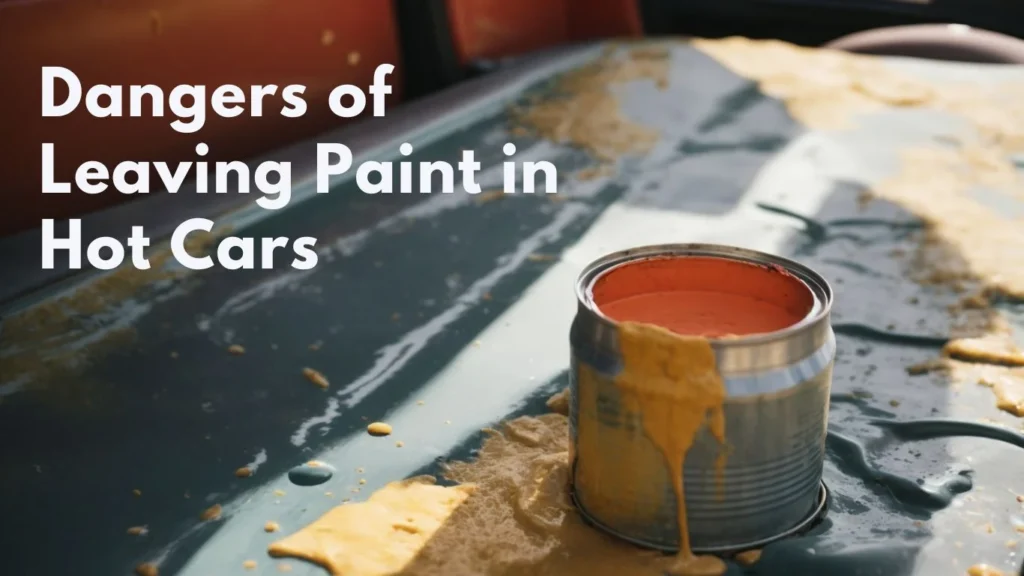 Can You Leave Paint in a Hot Car