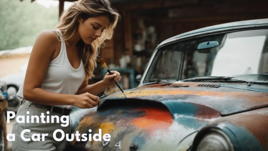 Can You Paint a Car Outside
