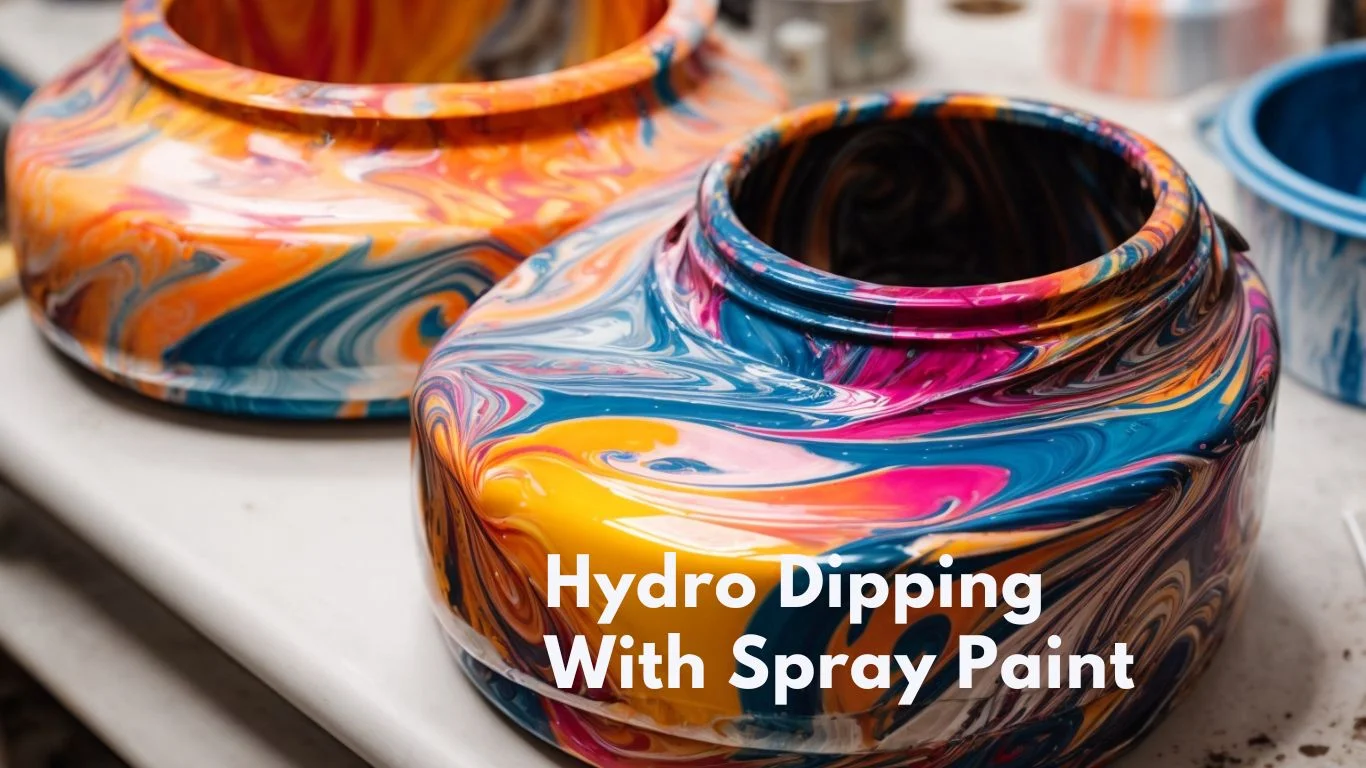 Hydro Dipping with Spray Paint Tiny House & Small Apartment Living