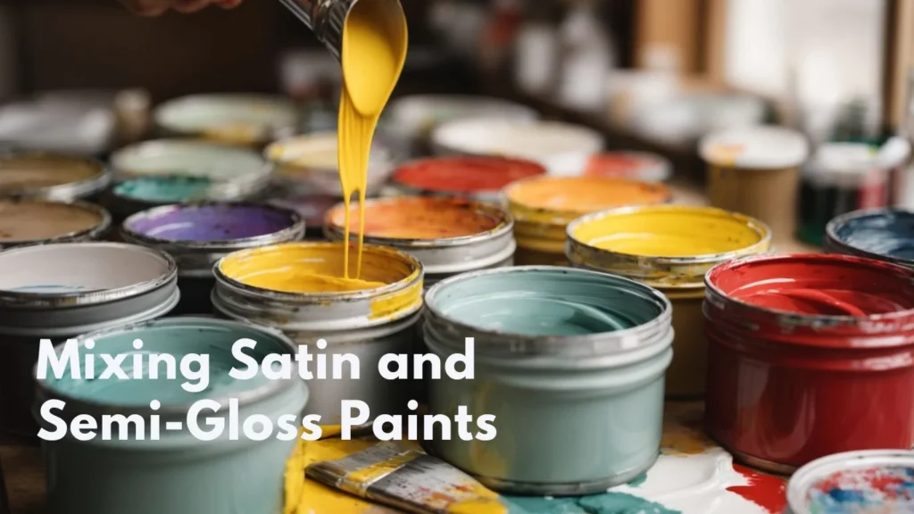 Mixing Satin and Semi-Gloss Paints