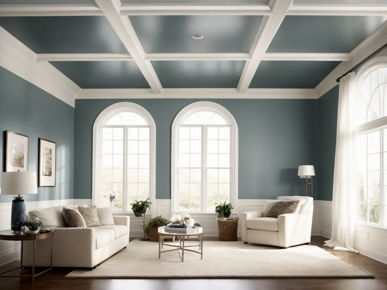 Using Ceiling Paint on Walls Tiny House & Small Apartment Living