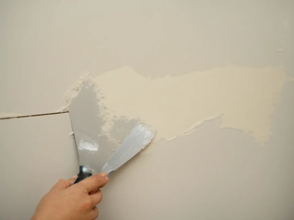 Bad Mud Job on Painted Drywall