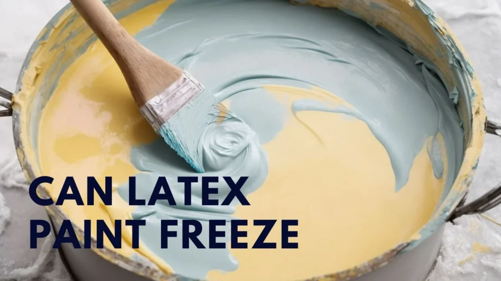 Can Latex Paint Freeze