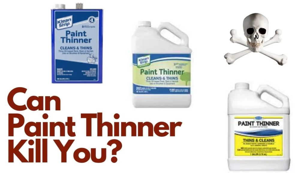 Can Paint Thinner Kill You