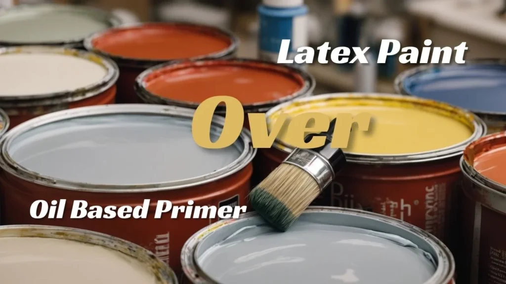 Latex Paint on Oil-Based Primer