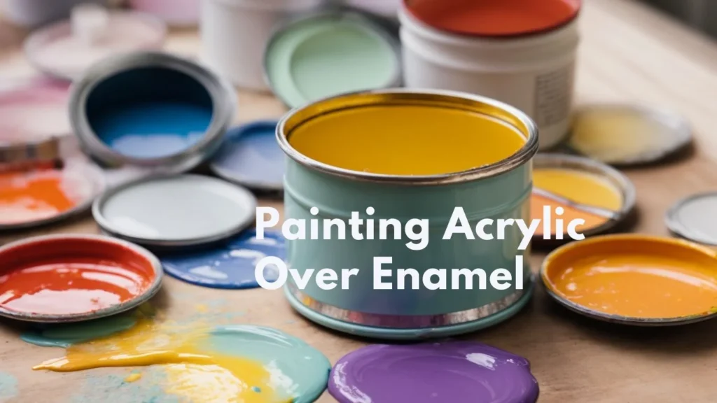 Paint Acrylic Over Enamel